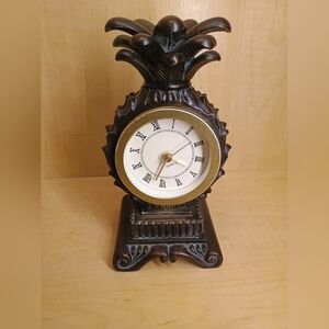 Handmade Pineapple Clock Case With Clock Needs Battery